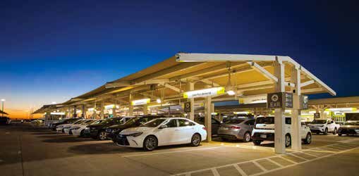 Automatic gates and parking shades